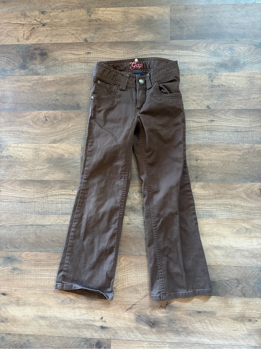 GAP Chocolate Brown Flared girls Jeans size 5